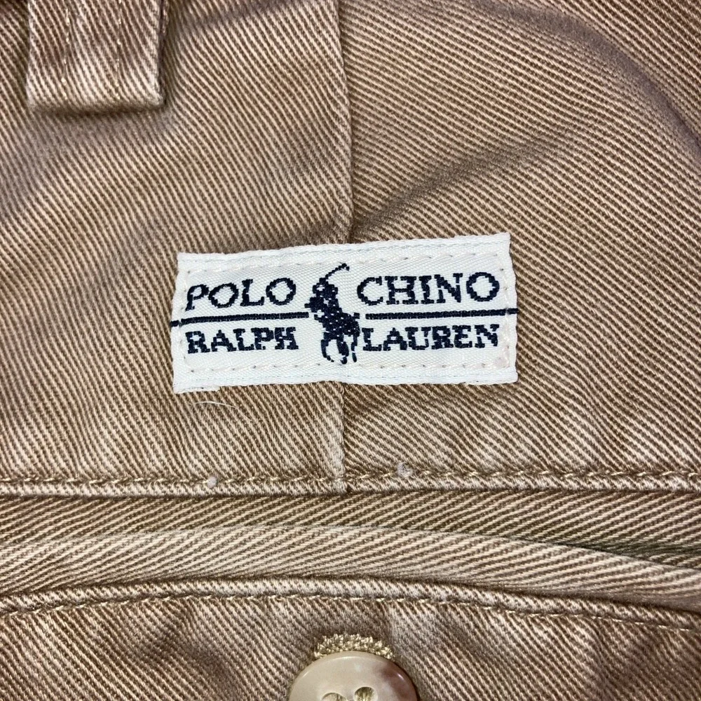 Polo Ralph Lauren Philip Pant Mens 36x30 Khaki Chino Straight Cotton Twill